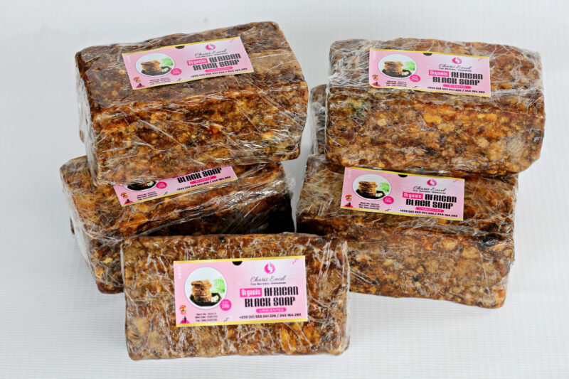 Organic African Black Soap Bar 200g